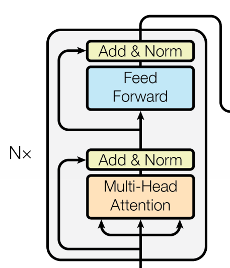 Transformer encoder from the paper